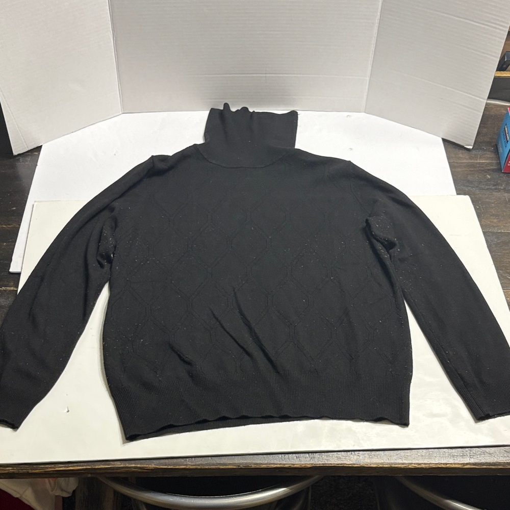 Classic Black Turtleneck Sweater for Men